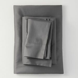 Open Box - Casaluna -  300 Thread Count Cotton Blend  Dark Gray